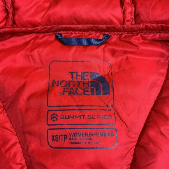 North Face Summit Series Jacket Women XS Purple 800 Pro Down Hooded Pertex Quant - Picture 10 of 16